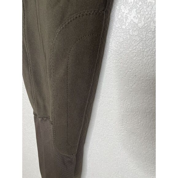 New Irideon Size XL  Knee Patches Leggings Ribbed  Breeches Dark Brown NWT - Picture 4 of 7